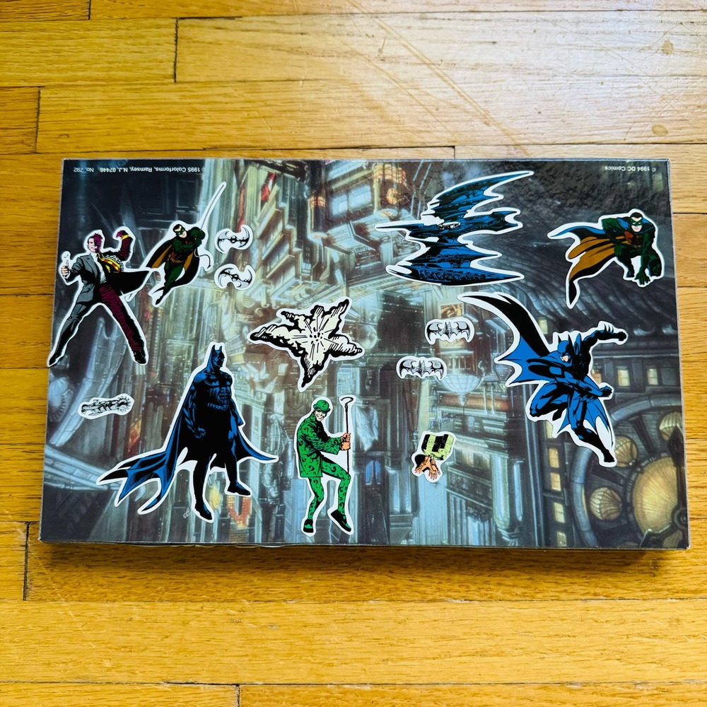 Batman Forever DC Comics 1995 Colorforms No. 792 NEW without box Robin Joker